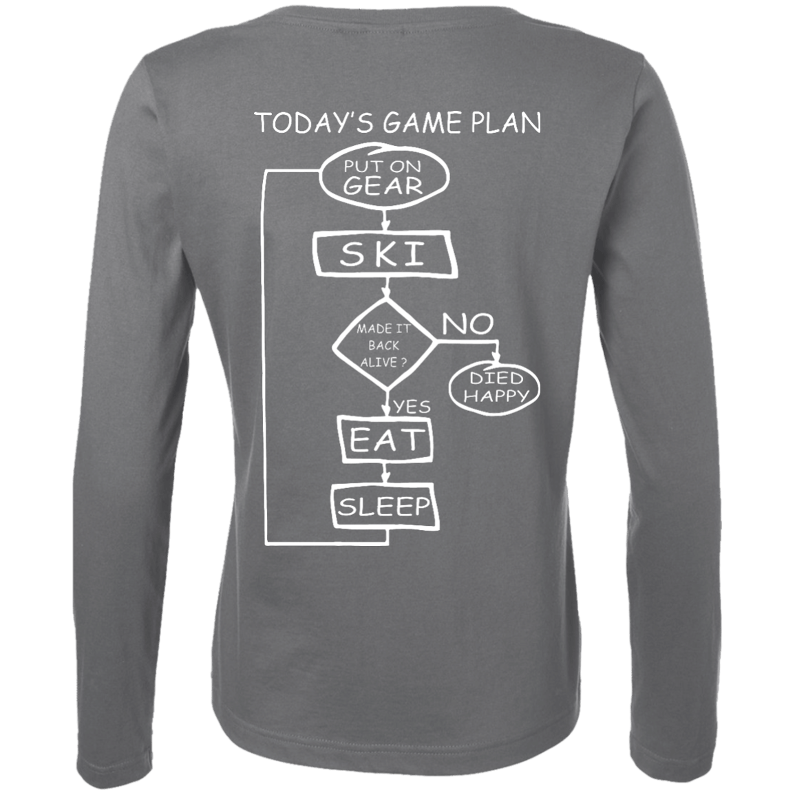 Today's Game Plan - Skiing Long Sleeves - Powderaddicts