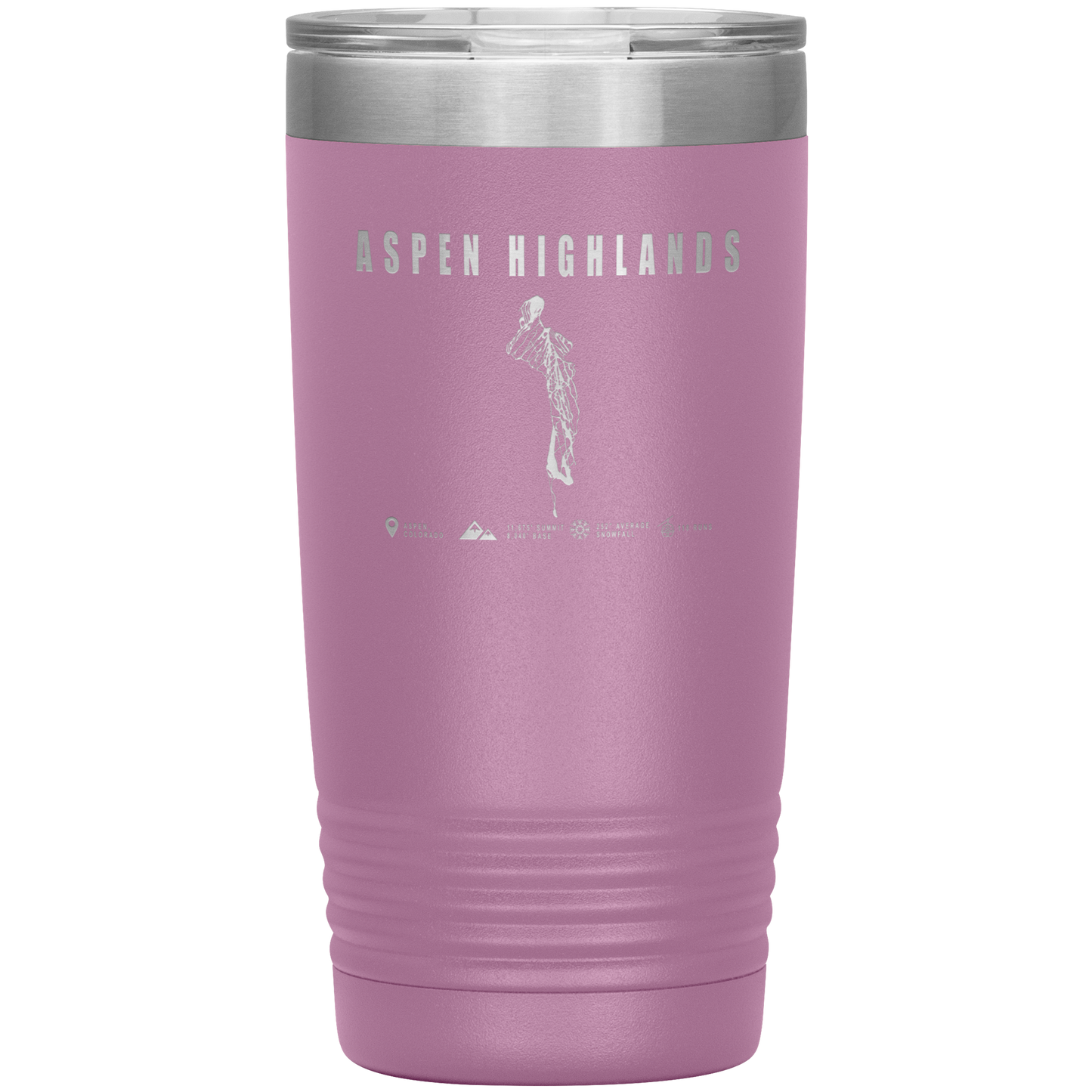Aspen Highlands, Colorado Ski Resort 20oz Tumbler - Powderaddicts