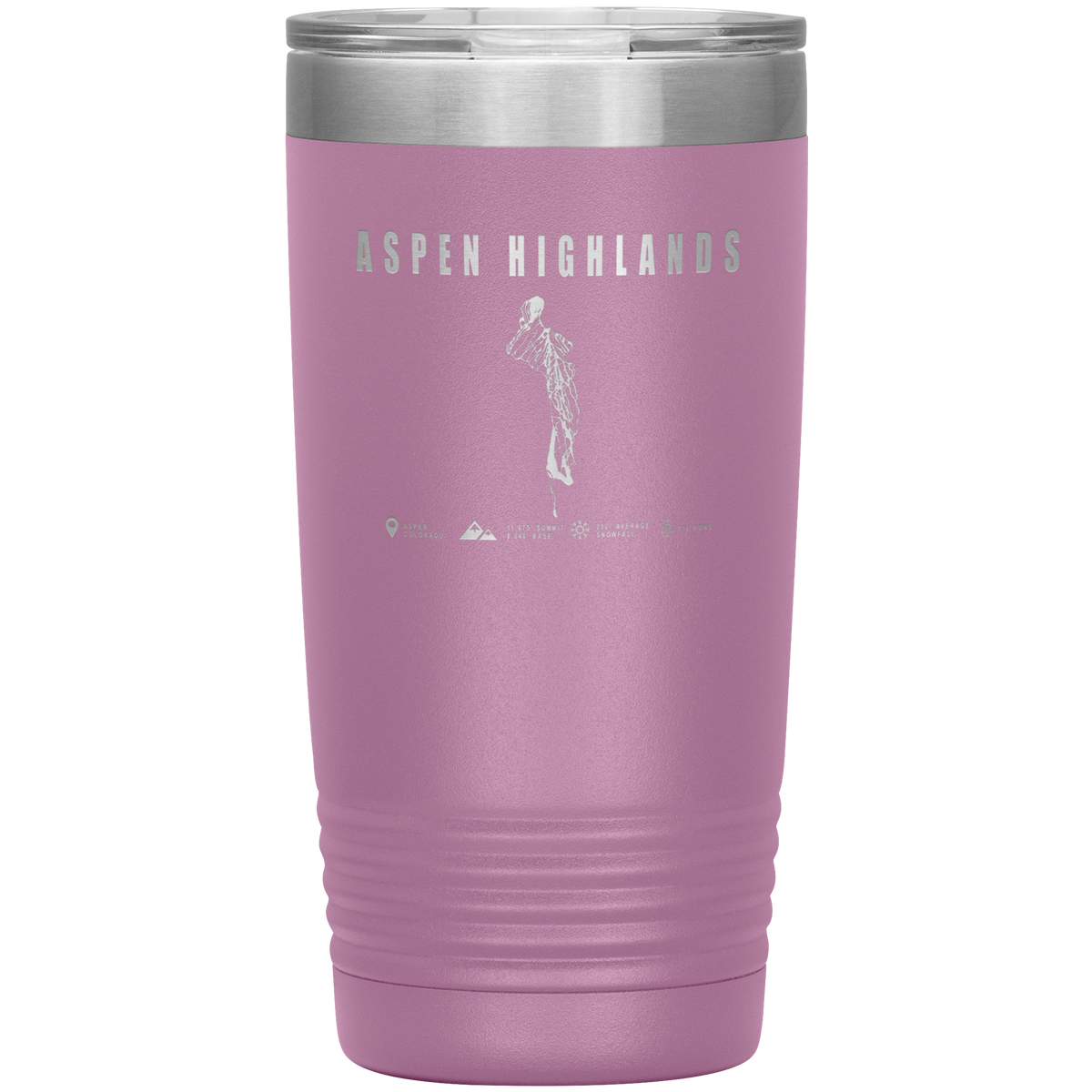 Aspen Highlands, Colorado Ski Resort 20oz Tumbler - Powderaddicts