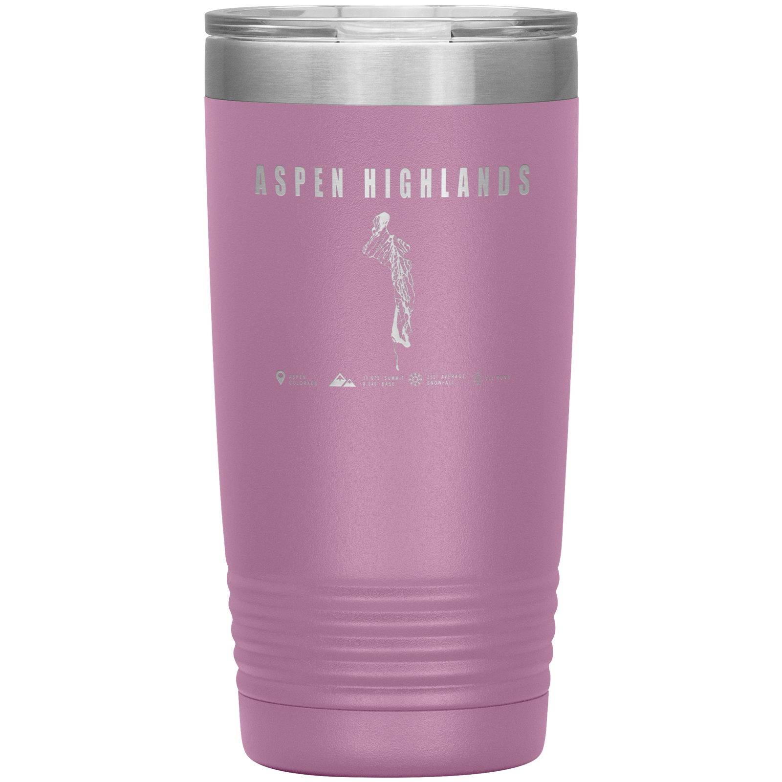 Aspen Highlands, Colorado Ski Resort 20oz Tumbler - Powderaddicts
