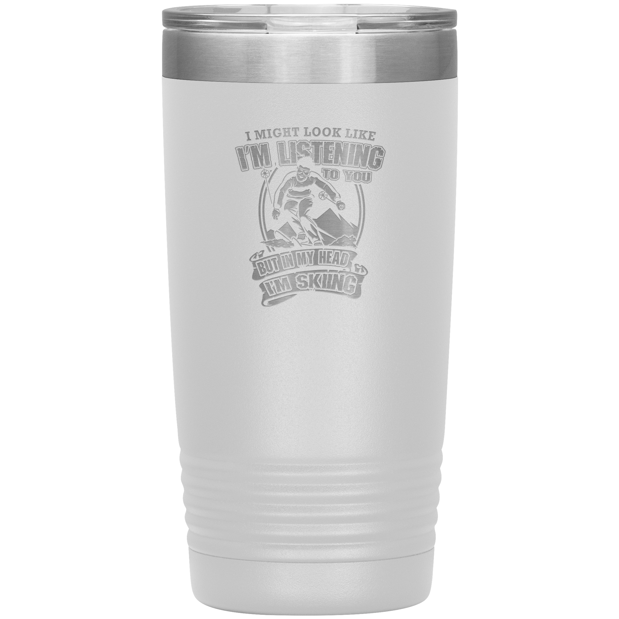 I Might Look Like I'm Listening To You 20oz Tumbler - Powderaddicts