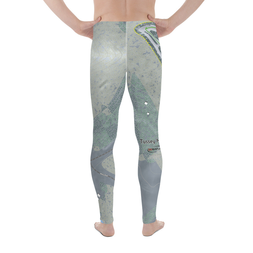 Tussey Mountain, Pennsylvania Ski Trail Map Men's Base Layer Bottom - Powderaddicts