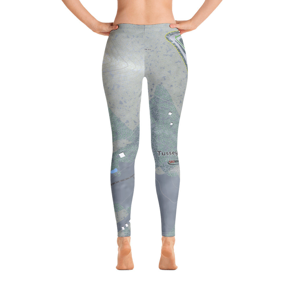 Tussey Mountain, Pennsylvania Ski Trail Map Women's Base Layer Bottom