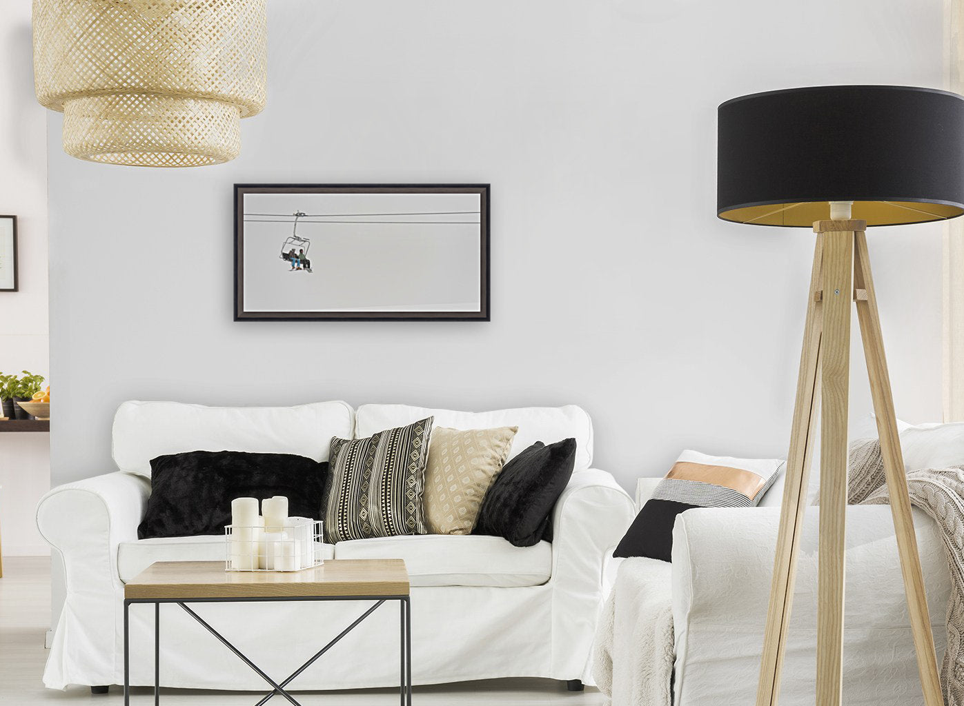 Two People Riding A Chairlift At A Ski Resort - Powderaddicts