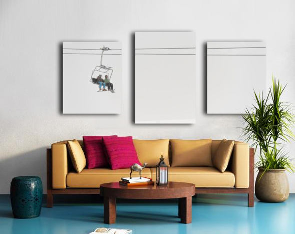 Two People Riding A Chairlift At A Ski Resort - Powderaddicts