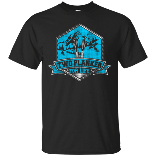 Two Plankers For Life Tees - Powderaddicts