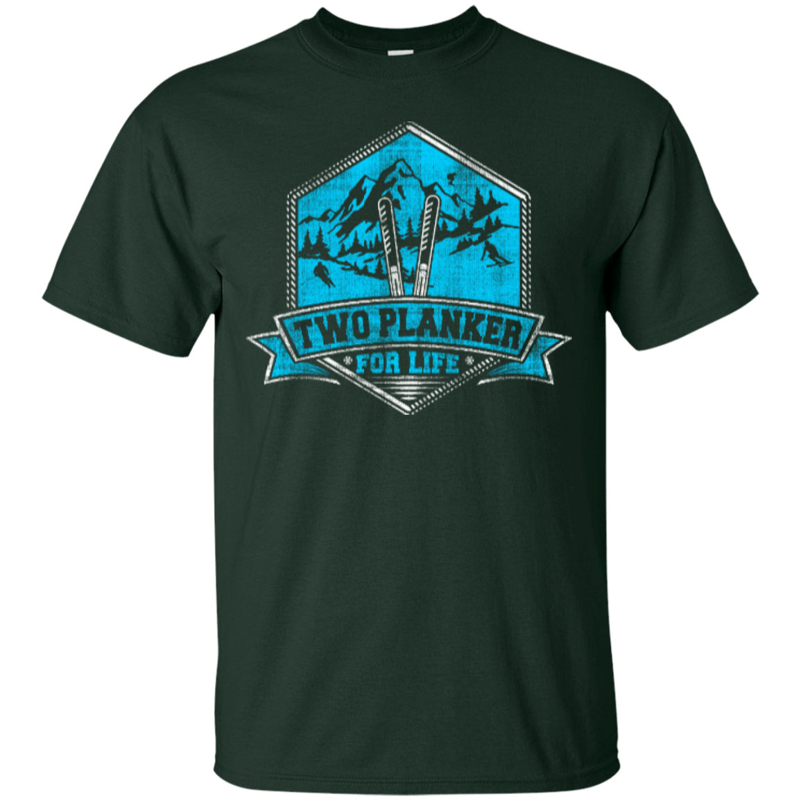 Two Plankers For Life Tees - Powderaddicts