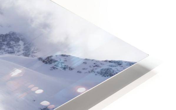 Two skiers ski touring across the Ottemma glacier - Powderaddicts