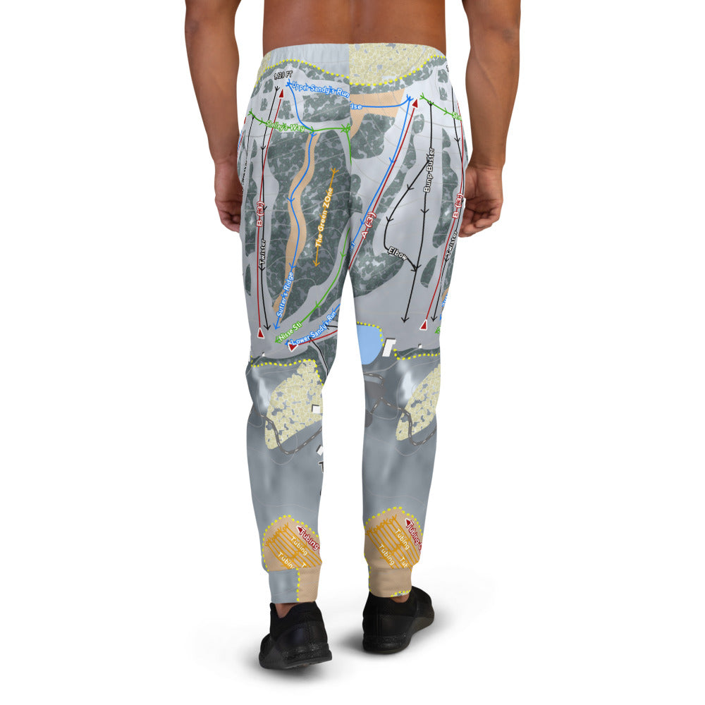 TyrolBasin, Wisconsin Ski Trail Map Men's Mid-Layer - Powderaddicts