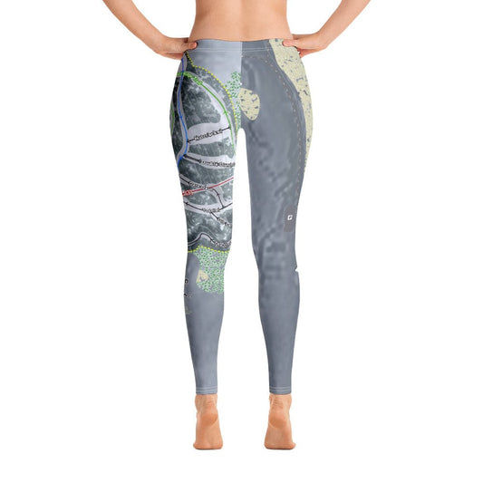 TyrolBasin, Wisconsin Ski Trail Map Women's Base Layer Bottom - Powderaddicts
