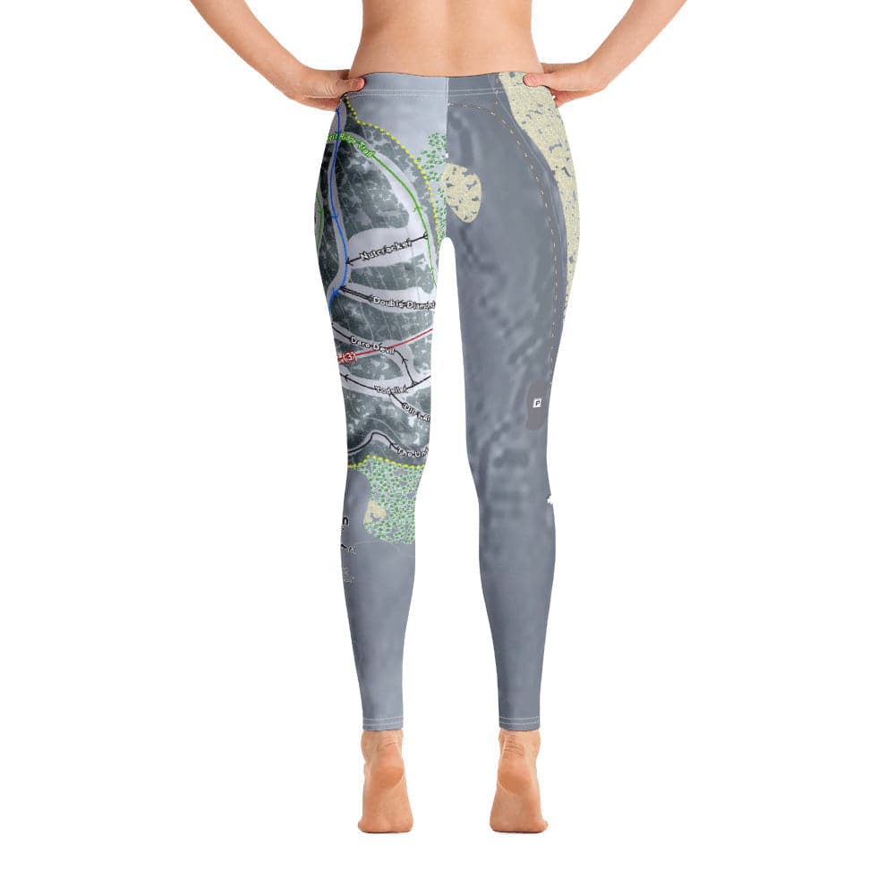 TyrolBasin, Wisconsin Ski Trail Map Women's Base Layer Bottom - Powderaddicts