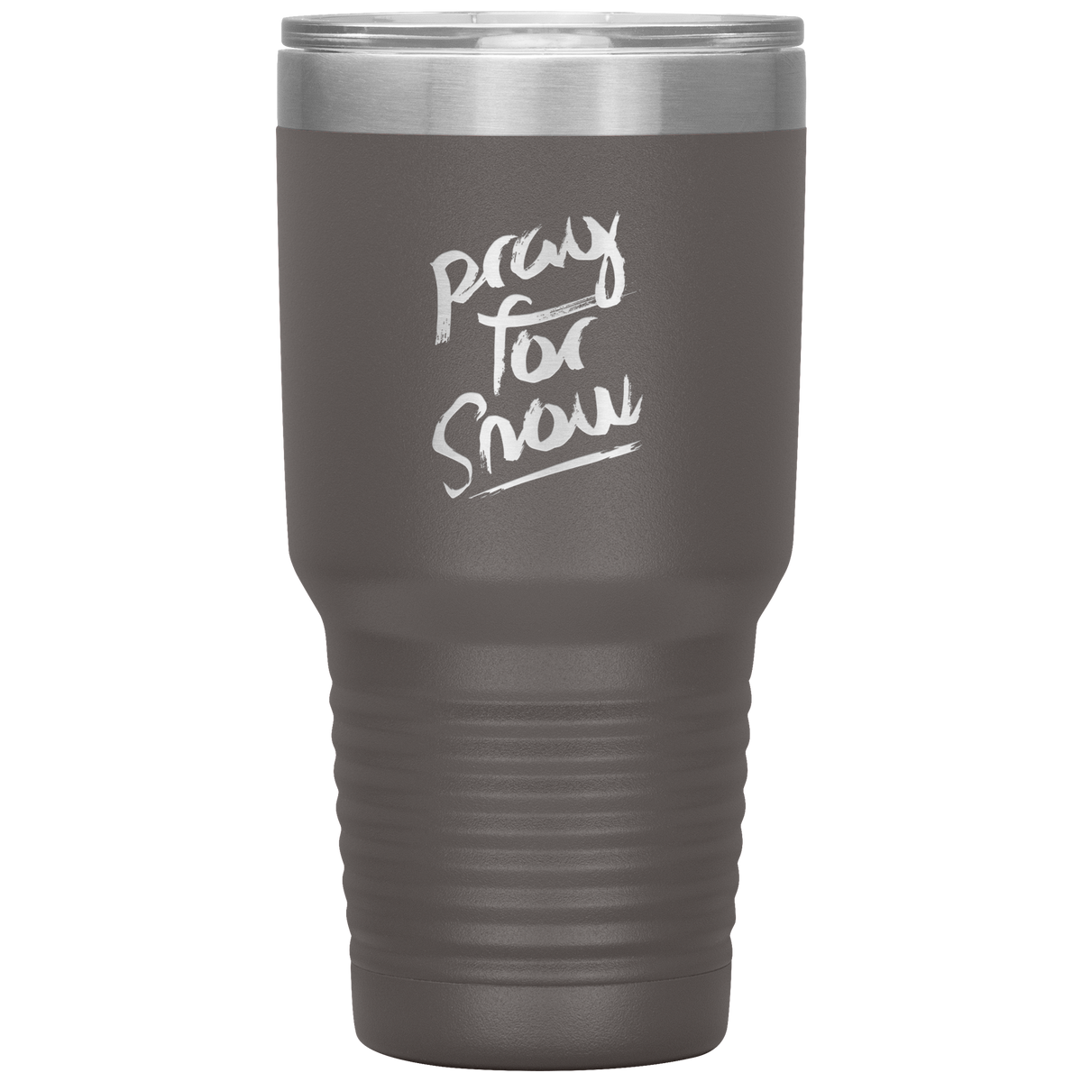 Pray For Snow Back 30oz Tumbler - Powderaddicts