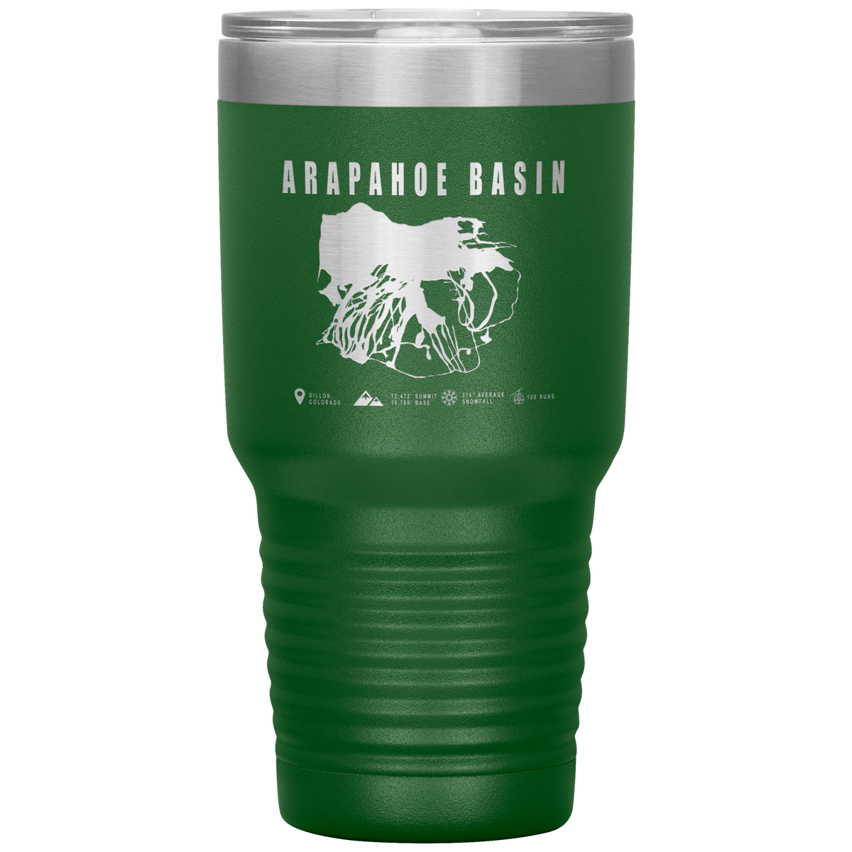Arapahoe Basin,Colorado Ski Resort 30oz Tumbler - Powderaddicts