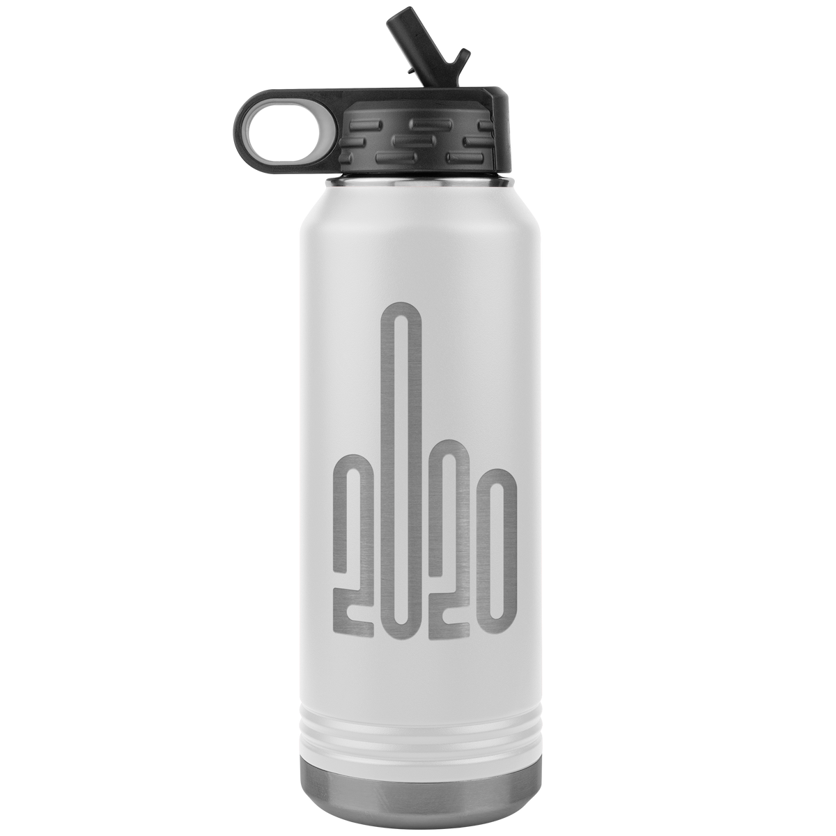 2020 Middle Finger 32oz Water Bottle Tumbler - Powderaddicts