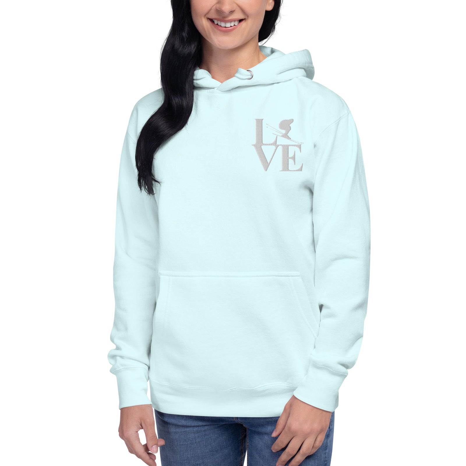 Love Ski Ladies Poly Hoodie - Powderaddicts
