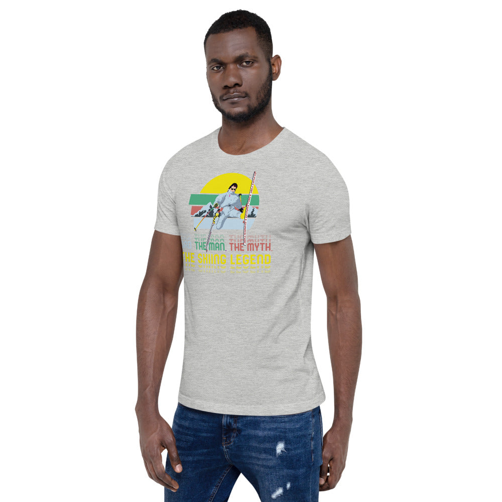 Dad, The Man, The Myth, The Skiing Legend T-Shirt - Powderaddicts