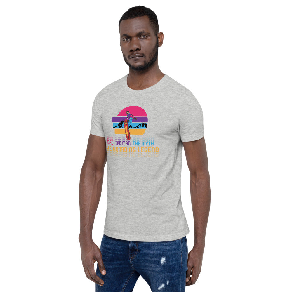 Dad, The Man, The Myth, The Boarding Legend T-Shirt - Powderaddicts