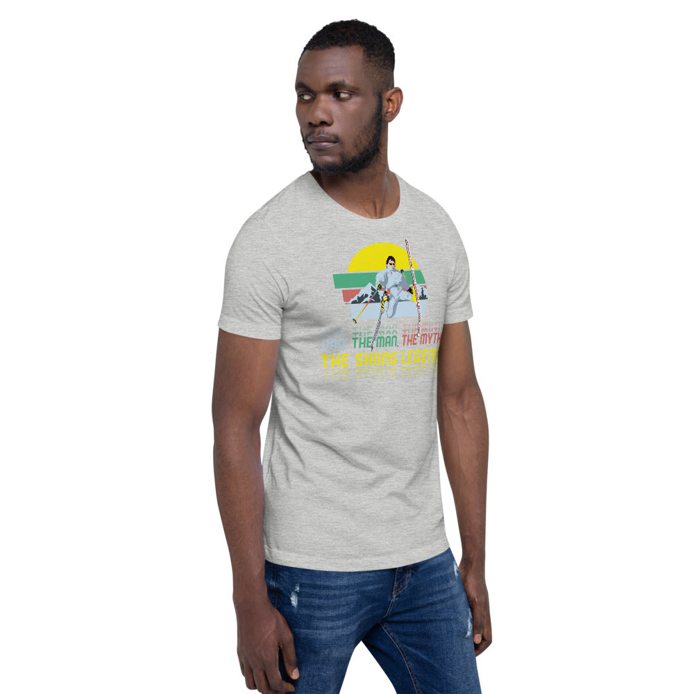 Dad, The Man, The Myth, The Skiing Legend T-Shirt - Powderaddicts