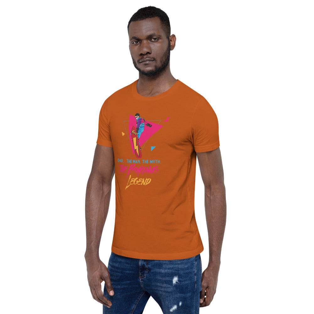 Dad, The Man, The Myth, The Boarding Legend T-Shirt - Powderaddicts