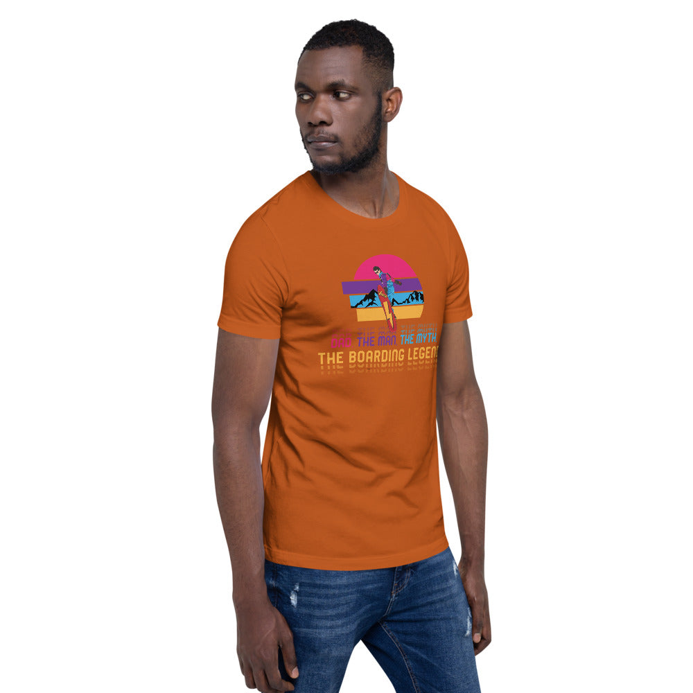 Dad, The Man, The Myth, The Boarding Legend T-Shirt - Powderaddicts