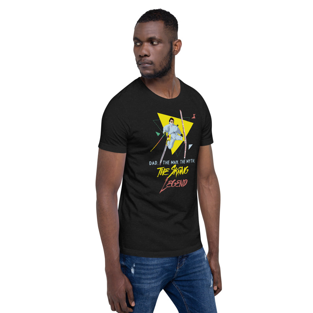 Dad, The Man, The Myth, The Skiing Legend T-Shirt - Powderaddicts