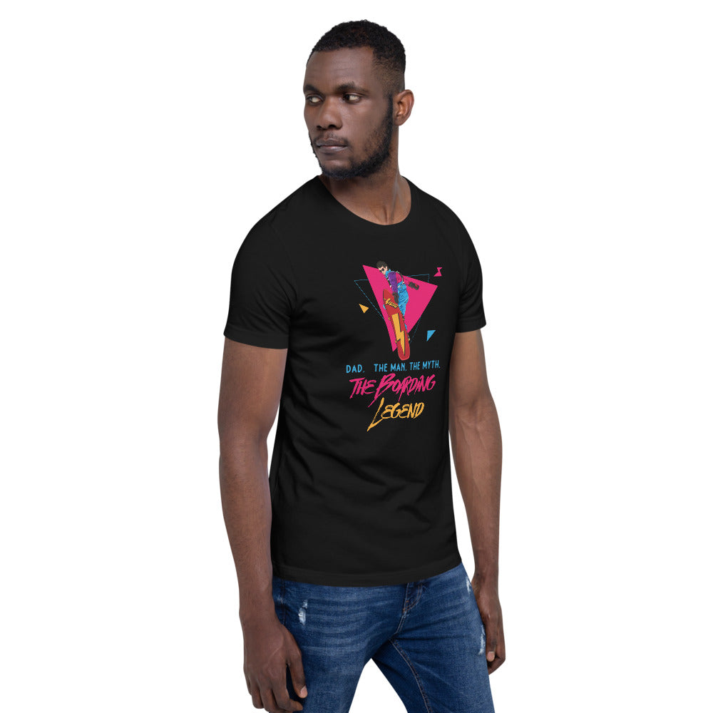 Dad, The Man, The Myth, The Boarding Legend T-Shirt - Powderaddicts