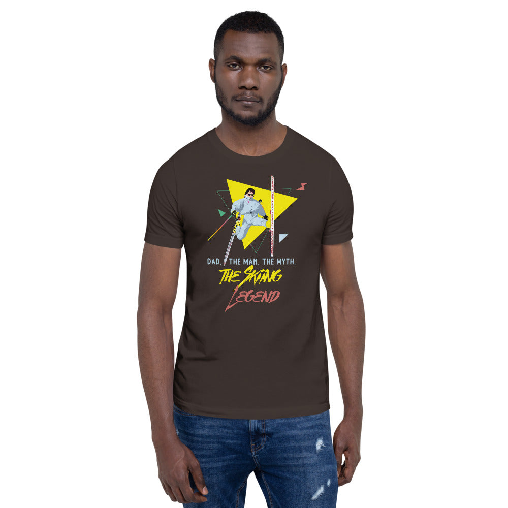 Dad, The Man, The Myth, The Skiing Legend T-Shirt - Powderaddicts