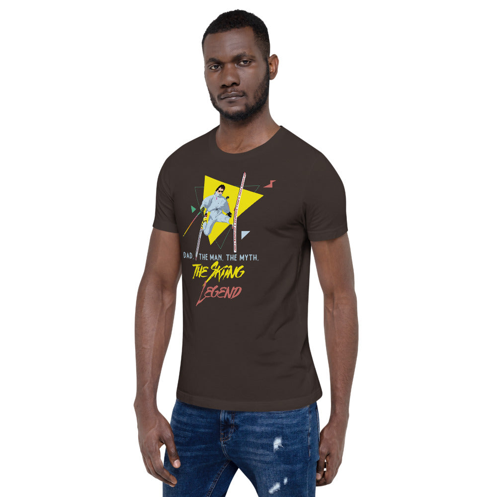 Dad, The Man, The Myth, The Skiing Legend T-Shirt - Powderaddicts