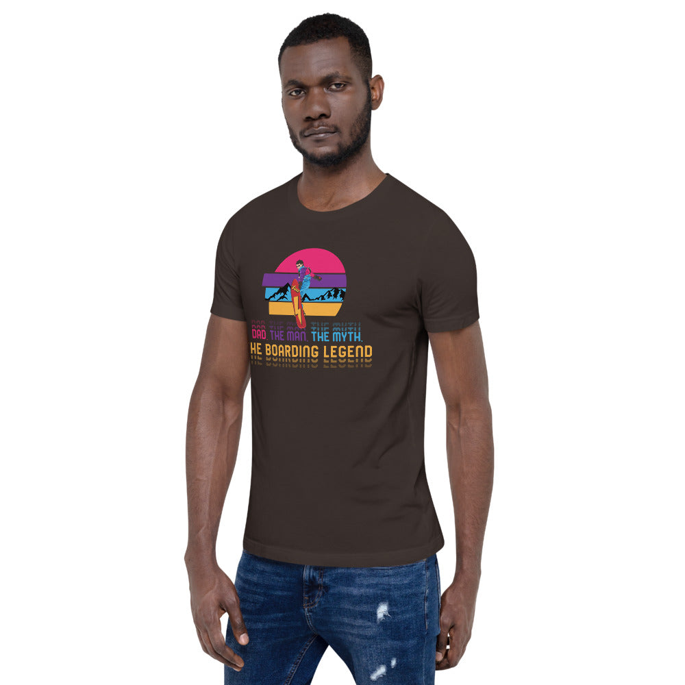 Dad, The Man, The Myth, The Boarding Legend T-Shirt - Powderaddicts