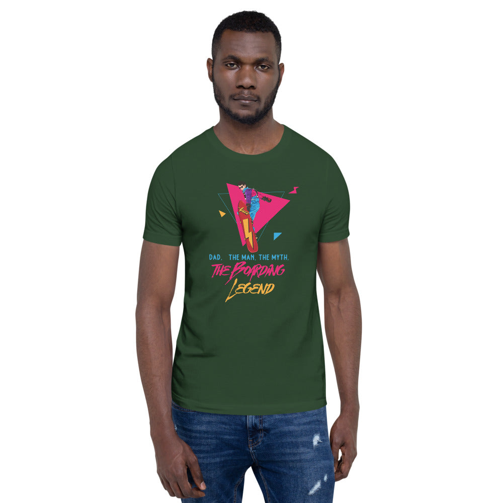 Dad, The Man, The Myth, The Boarding Legend T-Shirt - Powderaddicts