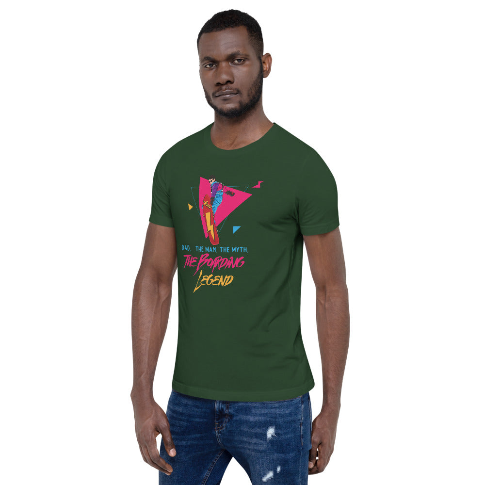 Dad, The Man, The Myth, The Boarding Legend T-Shirt - Powderaddicts