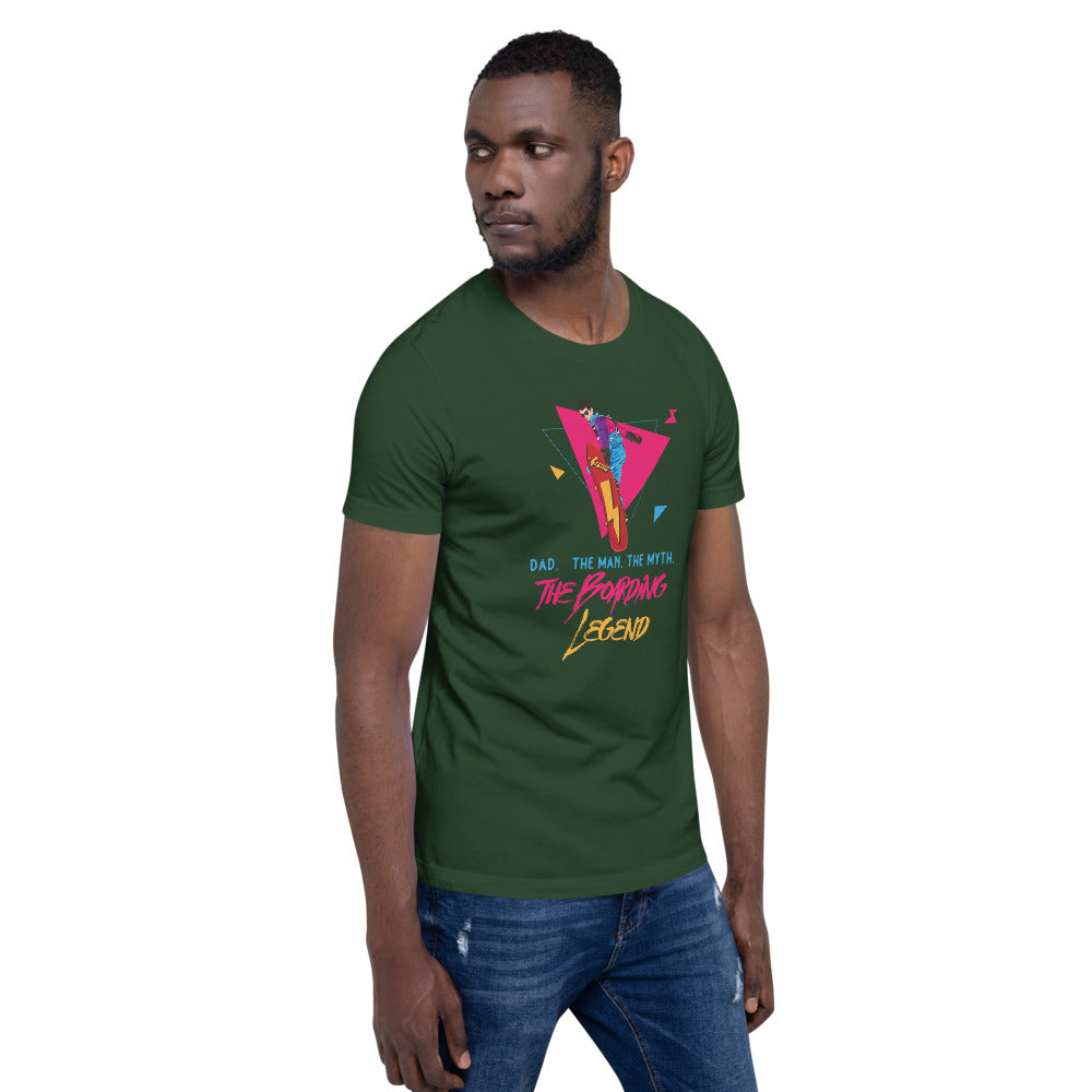 Dad, The Man, The Myth, The Boarding Legend T-Shirt - Powderaddicts