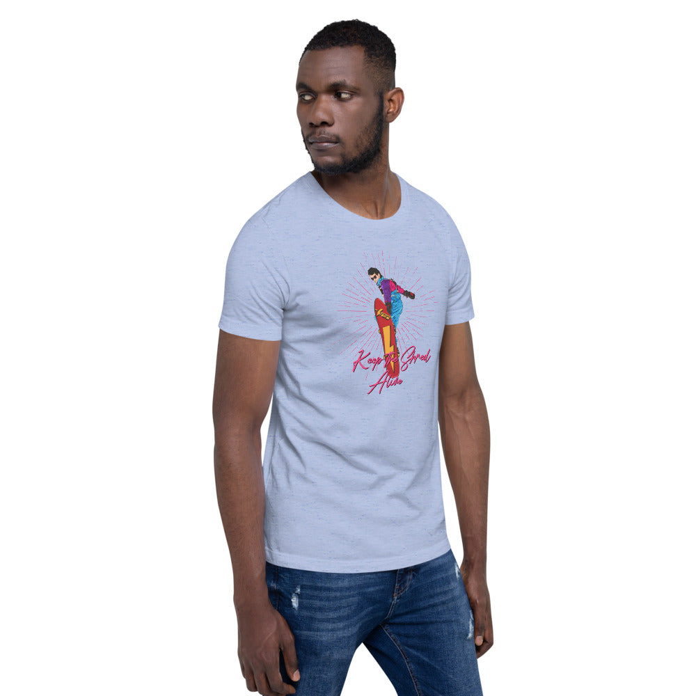 Keep The Shred Alive, Snowboarding Short-Sleeve Unisex T-Shirt - Powderaddicts