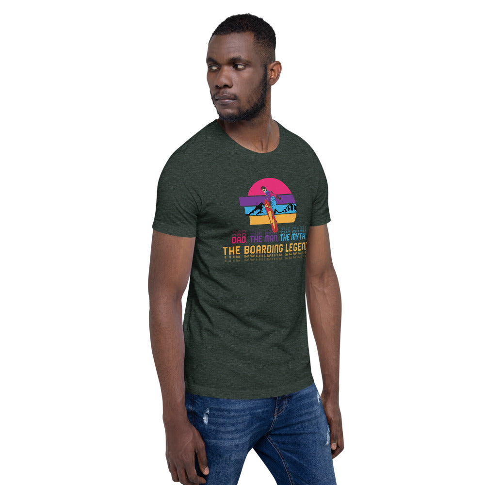 Dad, The Man, The Myth, The Boarding Legend T-Shirt - Powderaddicts