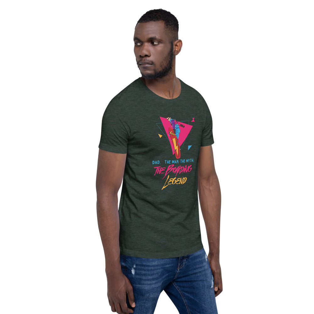 Dad, The Man, The Myth, The Boarding Legend T-Shirt - Powderaddicts