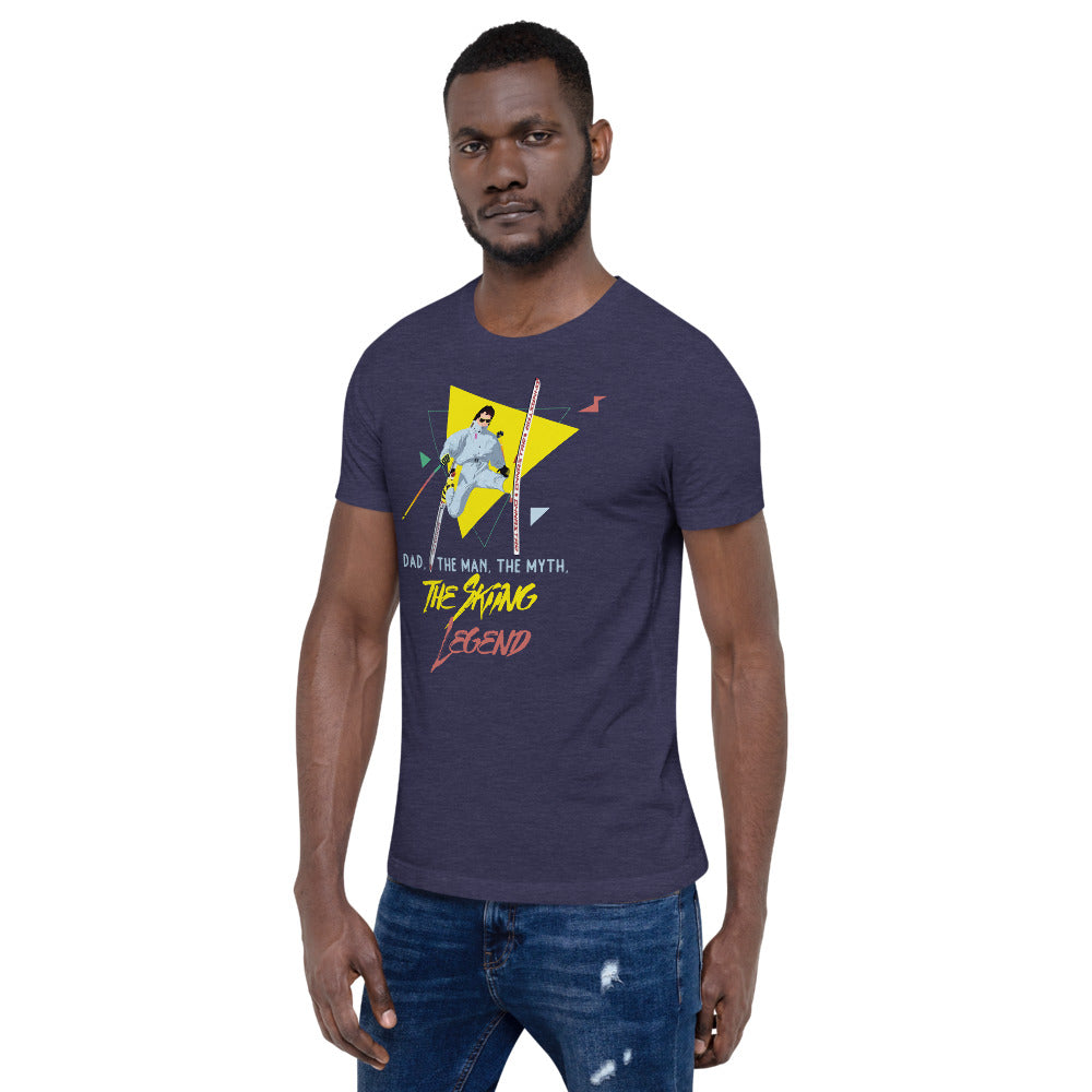 Dad, The Man, The Myth, The Skiing Legend T-Shirt - Powderaddicts