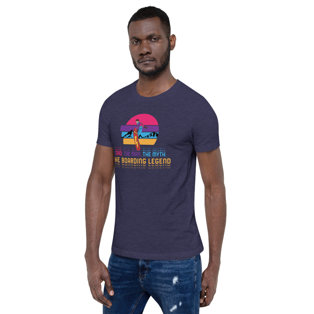 Dad, The Man, The Myth, The Boarding Legend T-Shirt - Powderaddicts