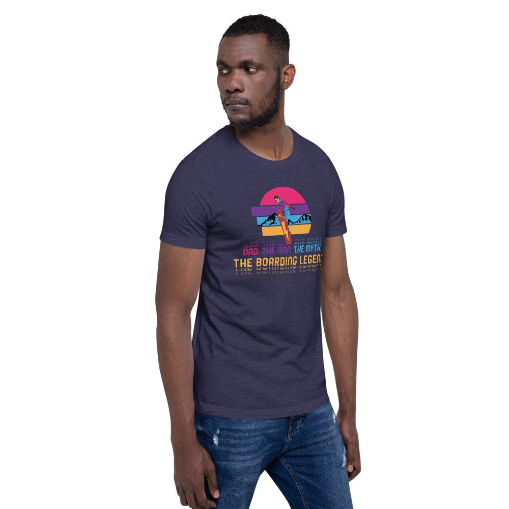 Dad, The Man, The Myth, The Boarding Legend T-Shirt - Powderaddicts