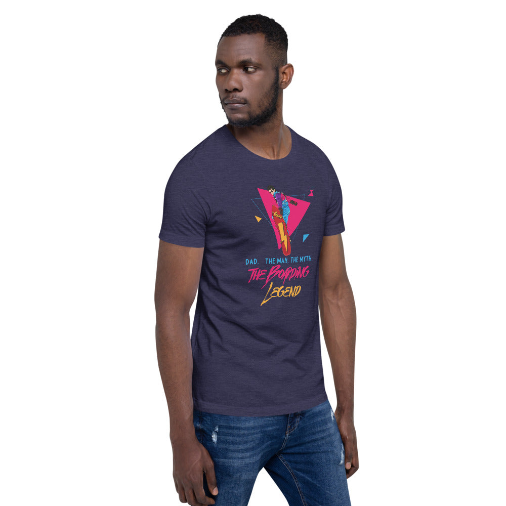 Dad, The Man, The Myth, The Boarding Legend T-Shirt - Powderaddicts