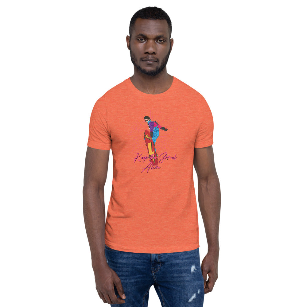 Keep The Shred Alive, Snowboarding Short-Sleeve Unisex T-Shirt - Powderaddicts