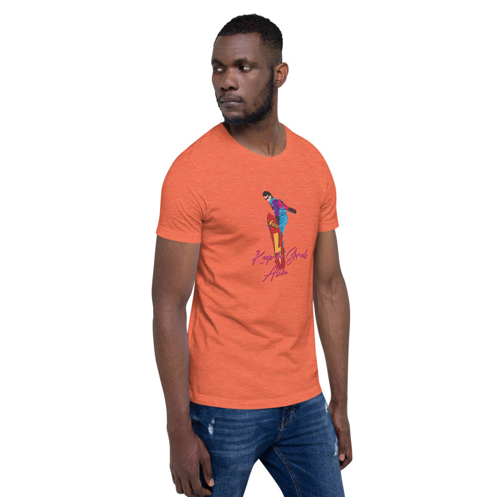 Keep The Shred Alive, Snowboarding Short-Sleeve Unisex T-Shirt - Powderaddicts