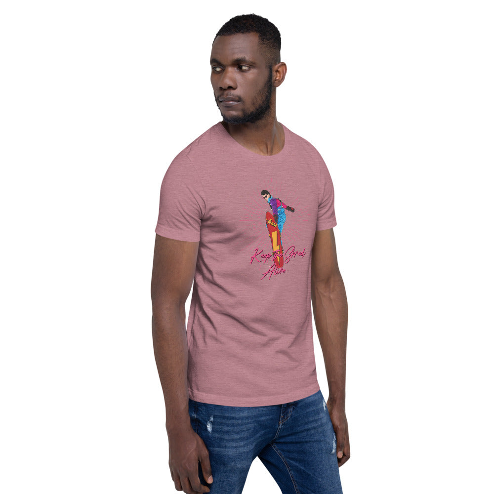 Keep The Shred Alive, Snowboarding Short-Sleeve Unisex T-Shirt - Powderaddicts