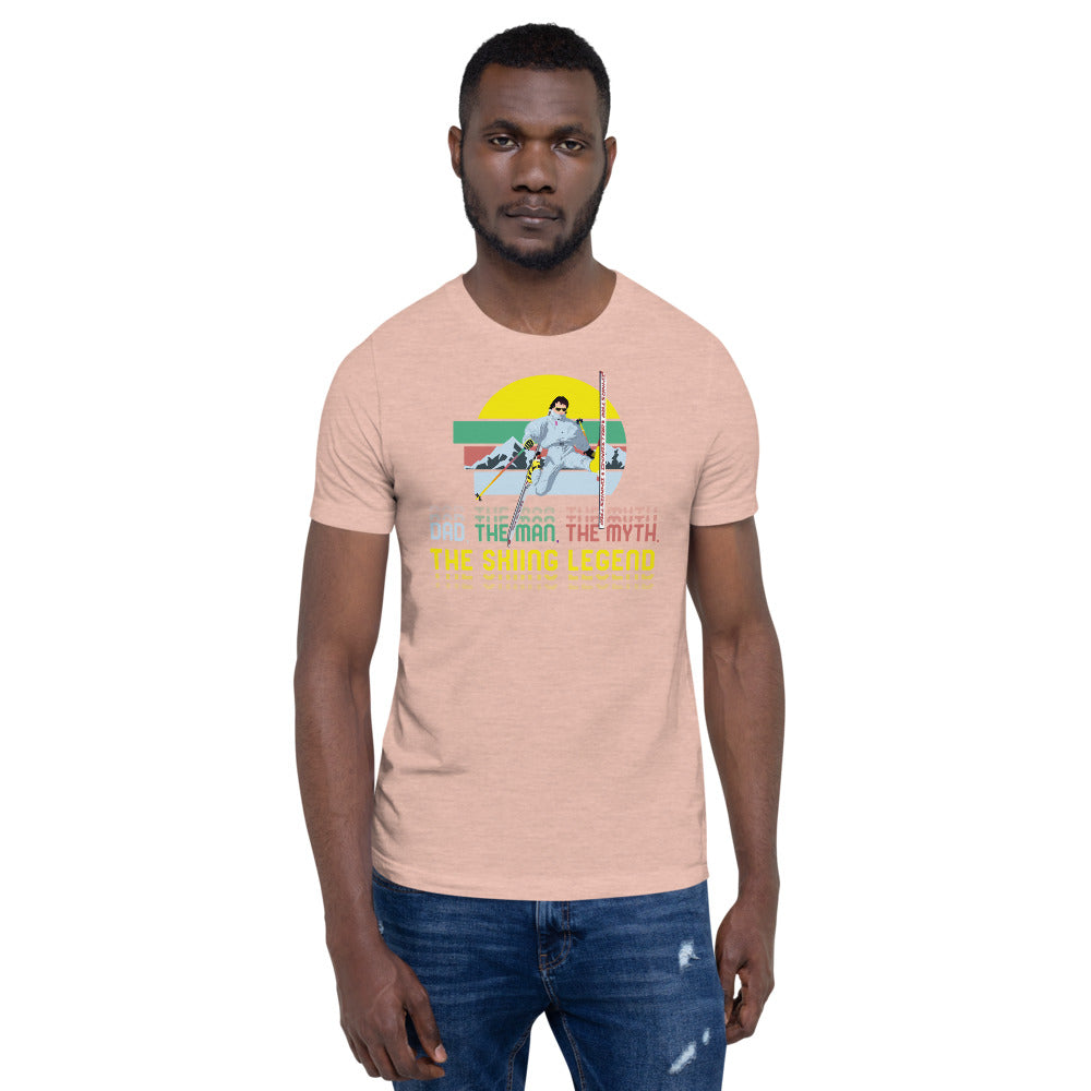Dad, The Man, The Myth, The Skiing Legend T-Shirt - Powderaddicts