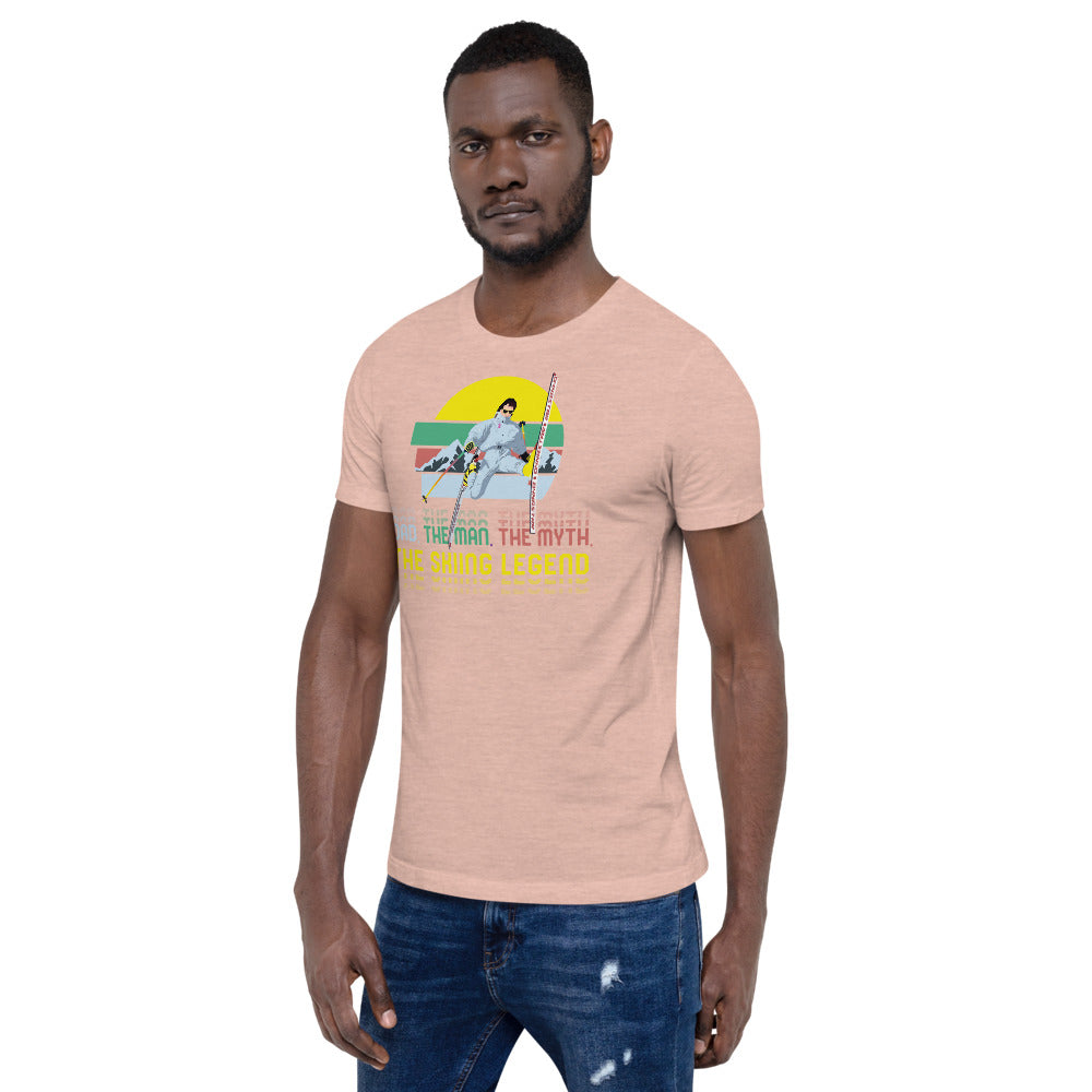 Dad, The Man, The Myth, The Skiing Legend T-Shirt - Powderaddicts