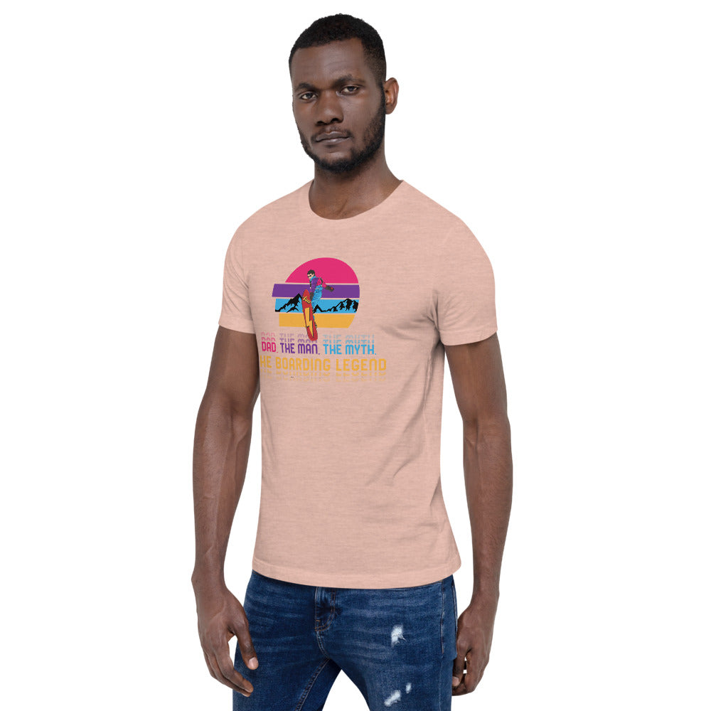 Dad, The Man, The Myth, The Boarding Legend T-Shirt - Powderaddicts