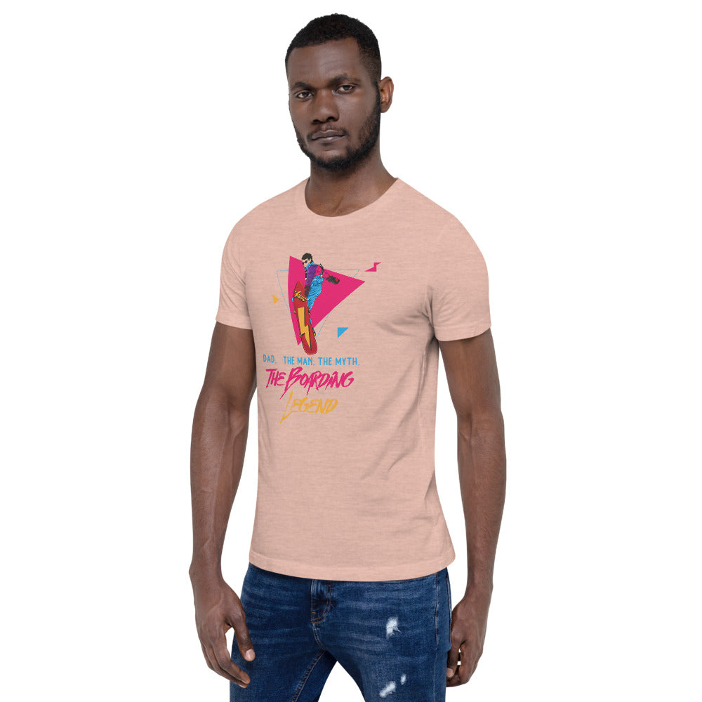 Dad, The Man, The Myth, The Boarding Legend T-Shirt - Powderaddicts