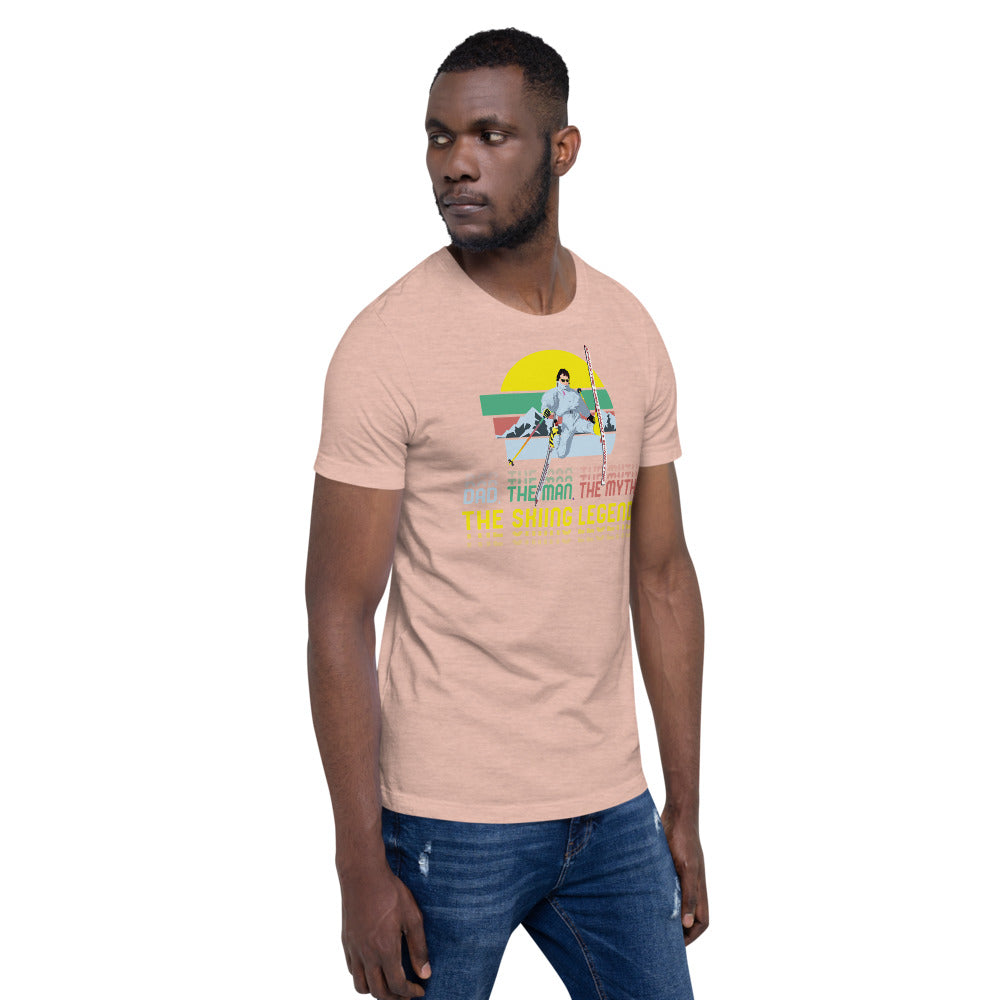 Dad, The Man, The Myth, The Skiing Legend T-Shirt - Powderaddicts