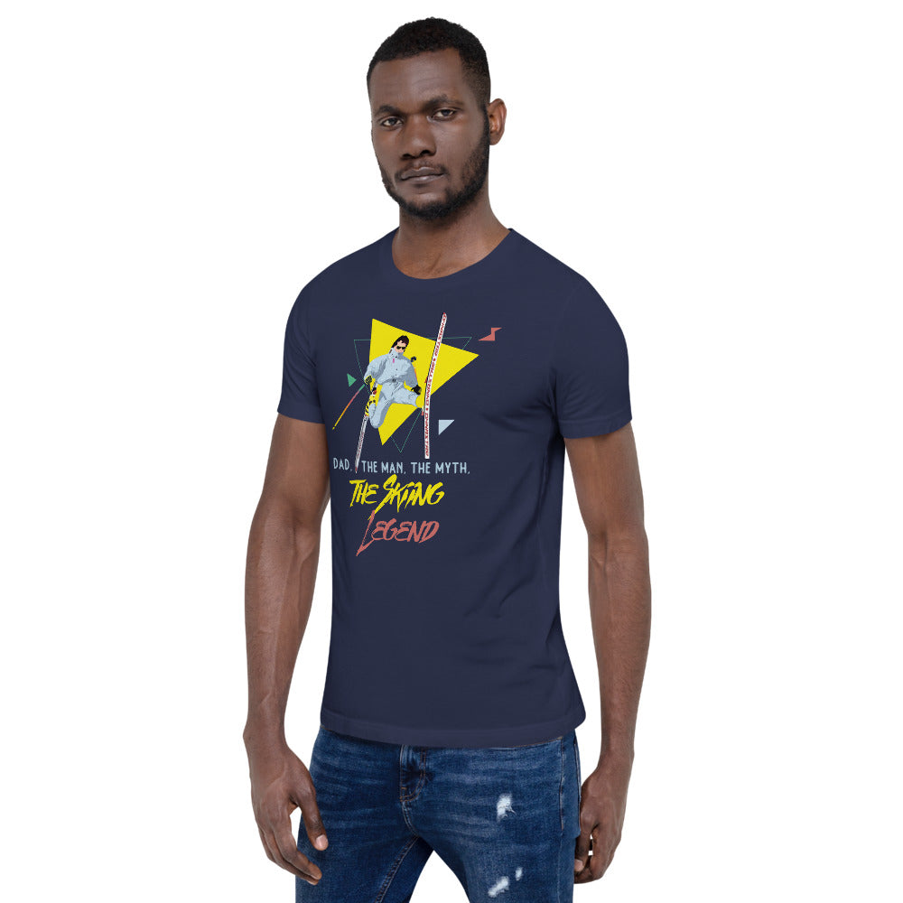 Dad, The Man, The Myth, The Skiing Legend T-Shirt - Powderaddicts