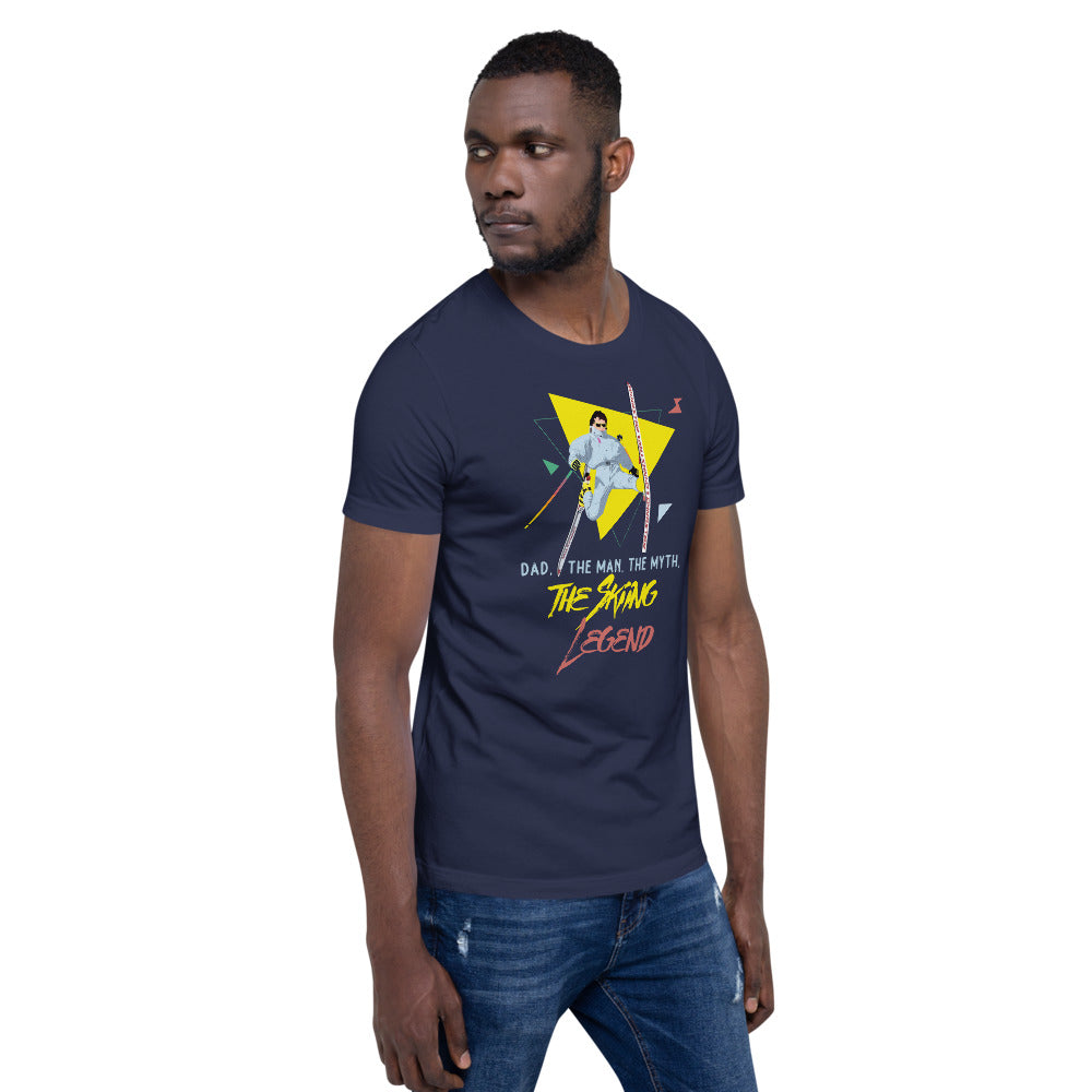 Dad, The Man, The Myth, The Skiing Legend T-Shirt - Powderaddicts