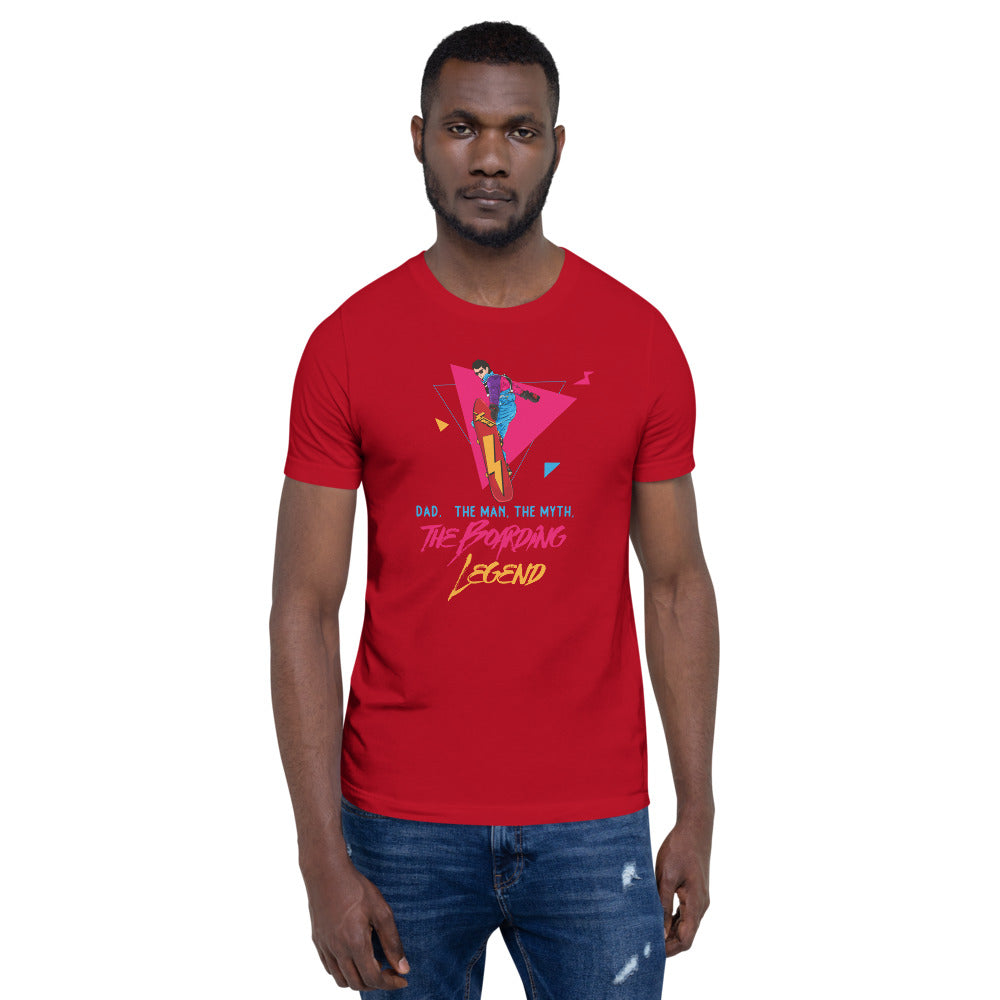Dad, The Man, The Myth, The Boarding Legend T-Shirt - Powderaddicts